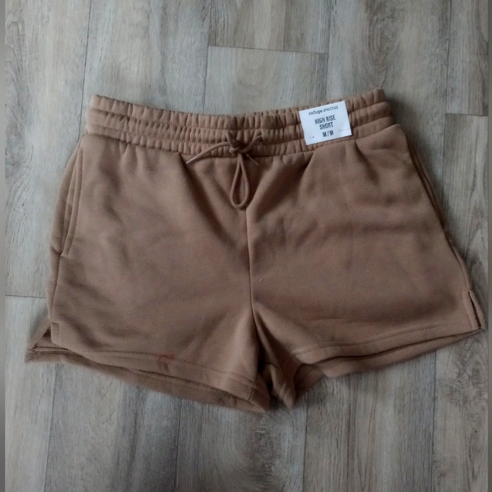 Sweat shorts, refuge Athletics, medium, Brown